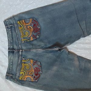 LEXI BOOT CUT FADED JEANS, SIZE 19/20